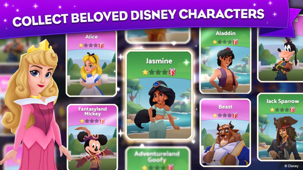 Screenshot of the New Mobile Puzzle Game Disney Wonderful Worlds