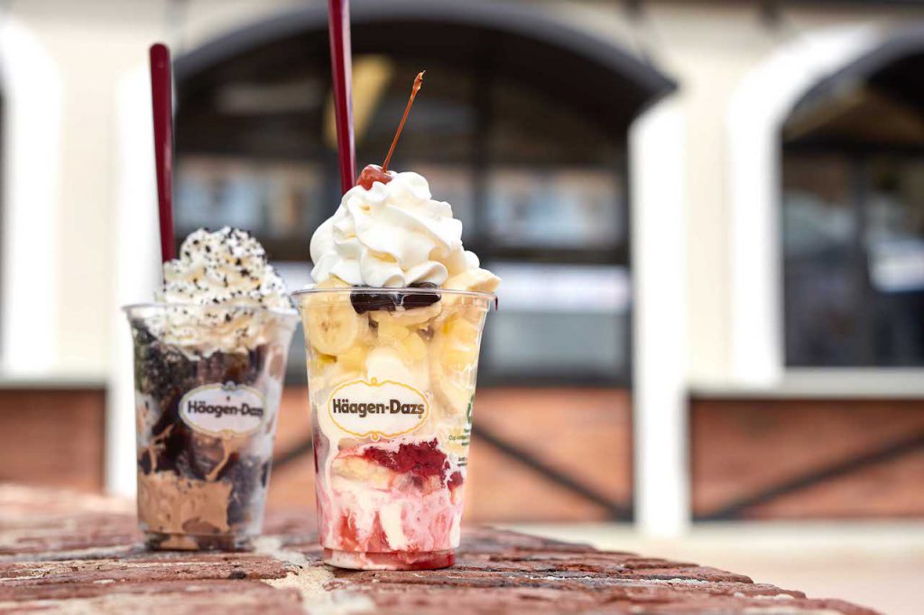 Dazzlers Sundaes from Haagen Dazs for Weekday Delights at Disney Springs for the Fall 2020 Season