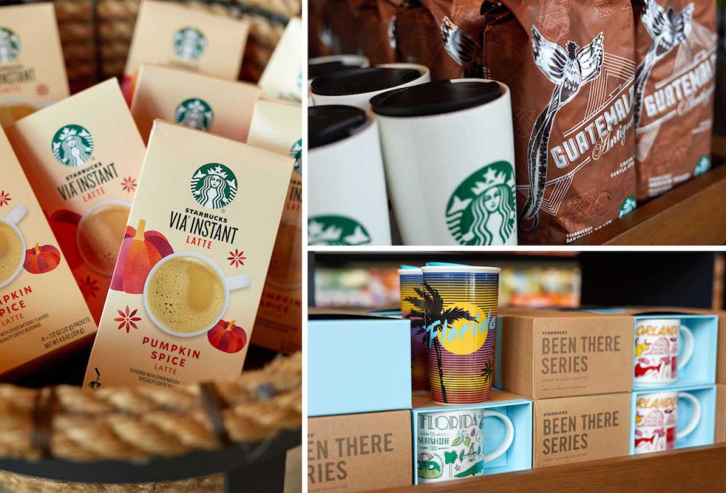 Retail Coffee and Merchandise from Starbucks for Weekday Delights at Disney Springs for the Fall 2020 Season