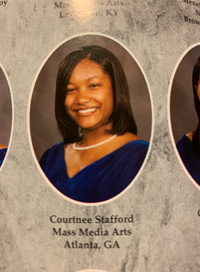 Courtnee Collier, Hampton University Yearbook Photo 